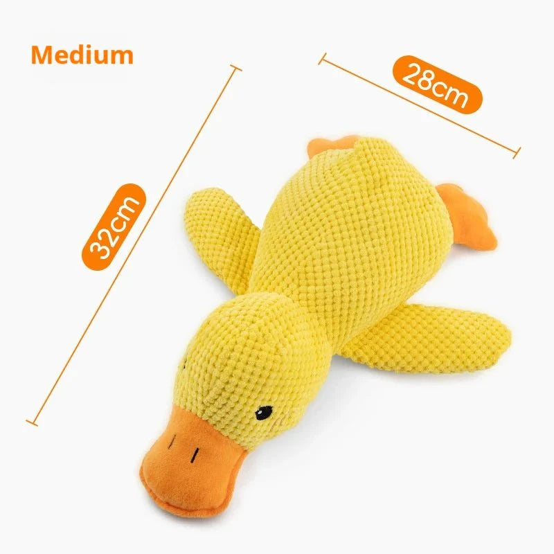 WarmNest Hug-a-Duck Hondenspeelgoed – Zachte Knuffeleend