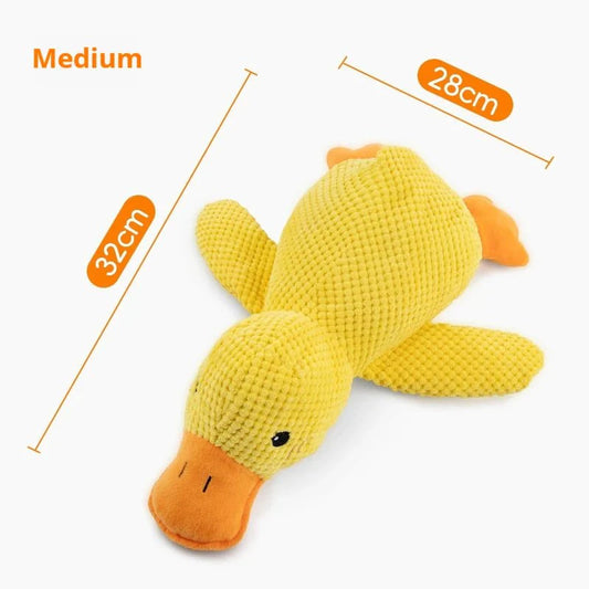 WarmNest Hug-a-Duck Hondenspeelgoed – Zachte Knuffeleend