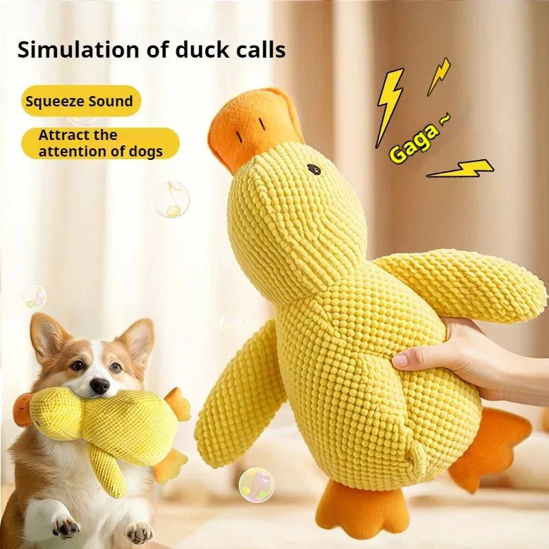 WarmNest Hug-a-Duck Hondenspeelgoed – Zachte Knuffeleend