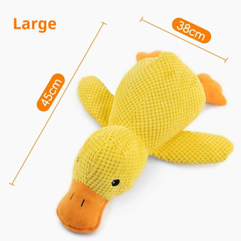 WarmNest Hug-a-Duck Hondenspeelgoed – Zachte Knuffeleend