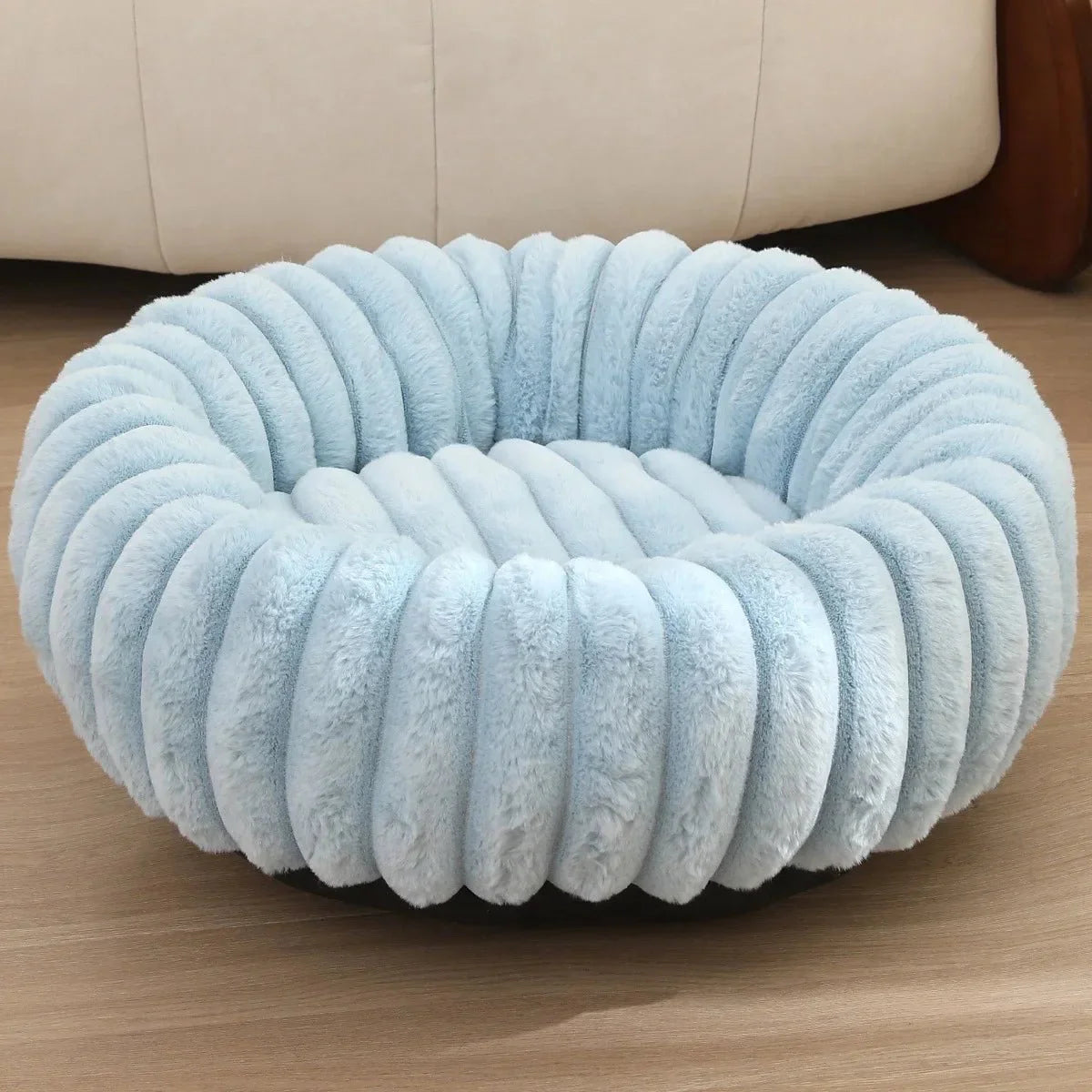 Warmnest DonutBed – Superzacht Wasbaar Hondenbed voor Warmte & Comfort